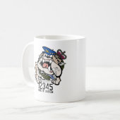 ビックの警察は犬のコーヒー・マグを怒ります コーヒーマグカップ (正面左)