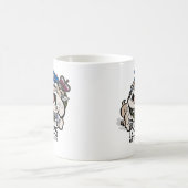 ビックの警察は犬のコーヒー・マグを怒ります コーヒーマグカップ (中央)