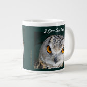 ビックアイフクロウ ジャンボコーヒーマグカップ (正面右)