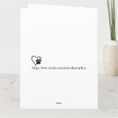 ビックカードバレンタインパピーラブ サンキューカード (裏面)