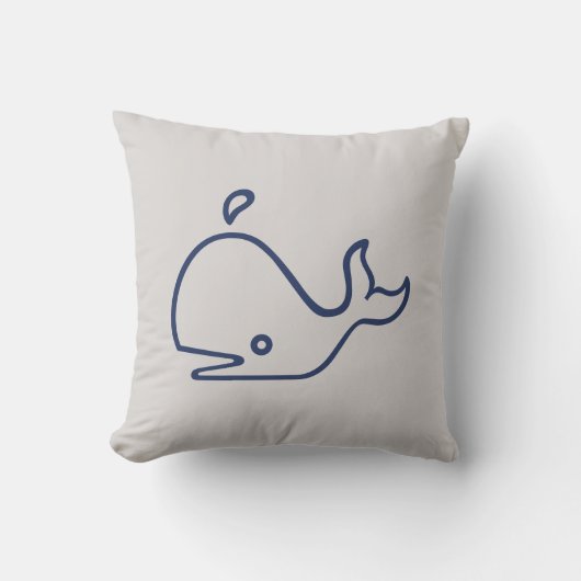 ビッククジラ クッション (正面)