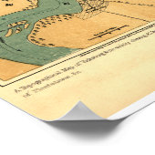 ビックスバーグの内戦の地図と防衛 ポスター (角)