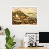 ビックスバーグ包囲Kurz and Allison 1863 ポスター (ホームオフィス)