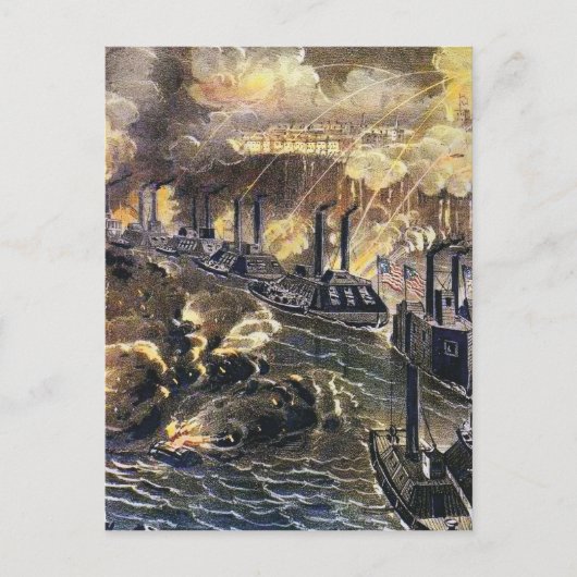 ビックスバーグ爆撃 ポストカード (正面)