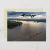 ビックスバーグ・ミシシッピの眺め ポストカード (正面/裏面)