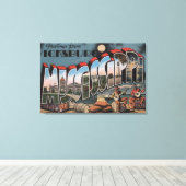 ビックスバーグ,ミシシッピー – ラージ・レター・シーン キャンバスプリント (インサイチュ (ウッドフロア))