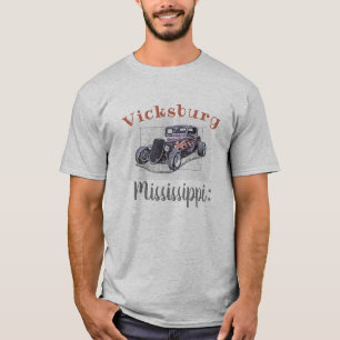 「ビックスバーグ・ミシシッピ改造州:」ヴィンテージ Tシャツ