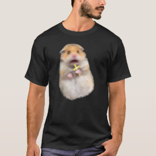 ビックハムスターミームキッズキュートChristian Hamster Sa Tシャツ