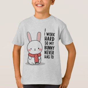 ビックバニーTシャツ – Cute Bunny Reaction with Tシャツ