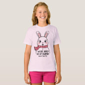 ビックバニーTシャツ – Cute Bunny Reaction with Tシャツ (正面フル)
