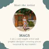 ビックパフィンズアイスランドウーターカラーポストカード 招待状