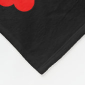 ビックブラザーの誕生日ガールレディバグビッグ フリースブランケット (角)