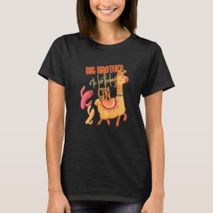 ビックブラザーオブ誕生日ガールラマテーママッチング Tシャツ