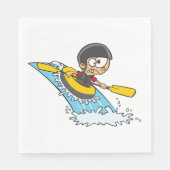 . .ビックボーイとホワイトウォーター・ラフティングの冒険 スタンダードランチョンナプキン (正面)