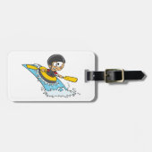 . .ビックボーイとホワイトウォーター・ラフティングの冒険 ラゲッジタグ (正面横)