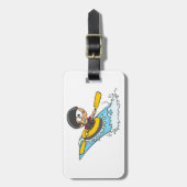 . .ビックボーイとホワイトウォーター・ラフティングの冒険 ラゲッジタグ (正面縦)