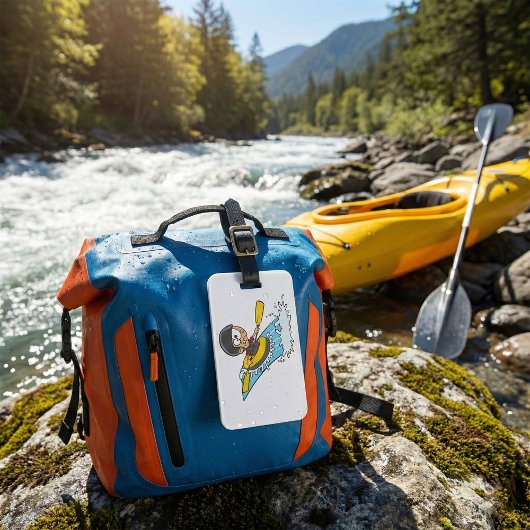 . .ビックボーイとホワイトウォーター・ラフティングの冒険 ラゲッジタグ