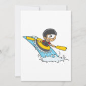 . .ビックボーイとホワイトウォーター・ラフティングの冒険 招待状 (正面)