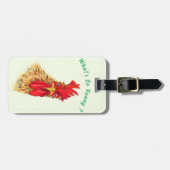 ビックリおもしろいングの荷物タグ – カスタム文字 ラゲッジタグ (正面横)