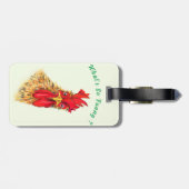 ビックリおもしろいングの荷物タグ – カスタム文字 ラゲッジタグ (裏面横)