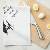 ビックリした キッチンタオル (四つ折り)