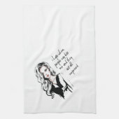 ビックリした キッチンタオル (縦)