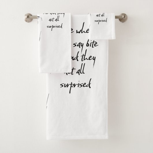 ビックリした バスタオルセット (インサイチュ)