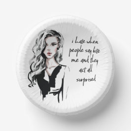 ビックリした ペーパーボウル