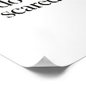 ビックリする – ミニマリストやる気を起こさせるポスター ポスター (角)