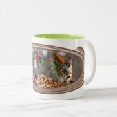 ビックレス氏11ozとのクリスマスマグ ツートーンマグカップ (正面右)