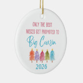 ビッグいとこの姪オーナメントに昇進 セラミックオーナメント (右)