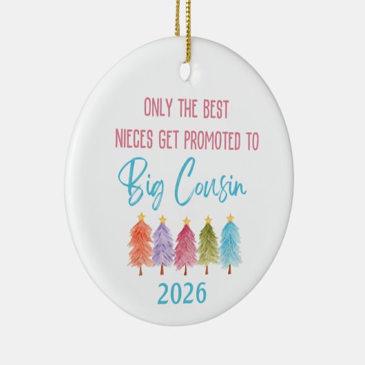ビッグいとこの姪オーナメントに昇進 セラミックオーナメント (右)