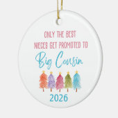 ビッグいとこの姪オーナメントに昇進 セラミックオーナメント (左)