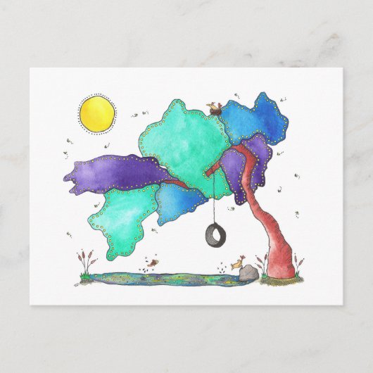 ビッグおもしろいオンザバイユー 案内ポストカード (正面)