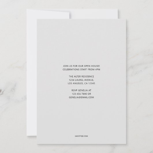 ビッグおもしろいセリフ卒業招待状 案内状 (裏面)