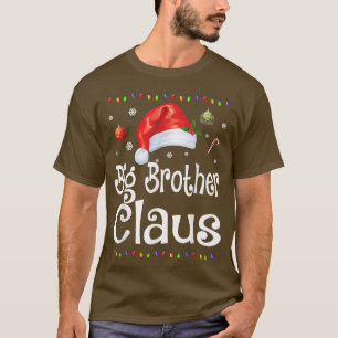 ビッグおもしろいブラザークロースクリスマスパジャマスサンタG Tシャツ