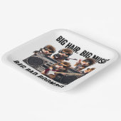 ビッグおもしろいヘアミュージックボームボックスハムスタースーパーグループ ペーパープレート (傾斜あり)