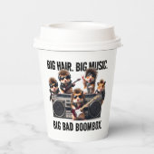 ビッグおもしろいヘアミュージックボームボックスハムスタースーパーグループ 紙コップ (裏面)