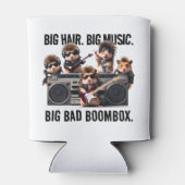 ビッグおもしろいヘアミュージックボームボックスハムスタースーパーグループ 缶クーラー (裏面)