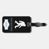 ビッグおもしろい足ゴーンスクアチンサスカッチ ラゲッジタグ (裏面横)