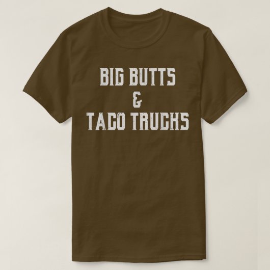 ビッグお尻&タコトラックTシャツ Tシャツ (デザイン正面)