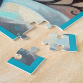 ビッグお洒落アイズクリスマストナカイフォークアート ジグソーパズル (側面)