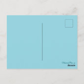 ビッグお洒落アイズクリスマストナカイフォークアート ポストカード (裏面)