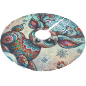 ビッグお洒落アイズクリスマストナカイ季節 ブラッシュドポリエステルツリースカート (アングル)