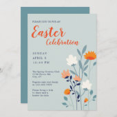 ビッグはっきりしたとモダンイースター 招待状 (正面/裏面)