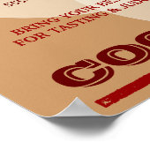 ビッグはっきりしたチリ調理師オフコンペティションポスター ポスター (角)