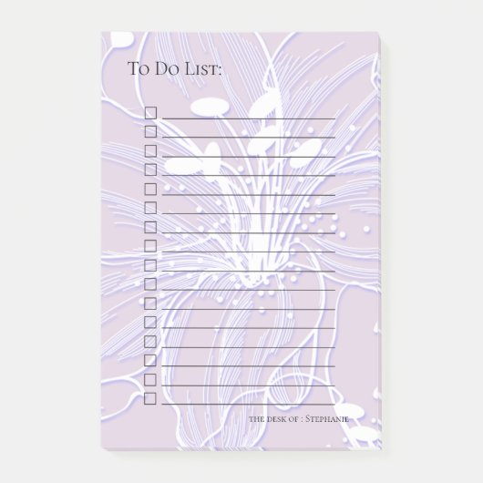 ビッグはっきりしたハイビスカスフラワー選択カラー ポストイット (正面)