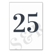 ビッグはっきりしたモノグラモダンムシンプル テーブルナンバー (正面)