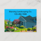 ビッグはっきりした造園サービス名刺 名刺 (正面)