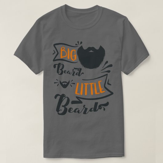 ビッグひげ小ひげ2 Tシャツ (デザイン正面)